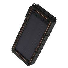 black solar power bank